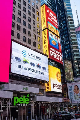 We’re on Times Square!