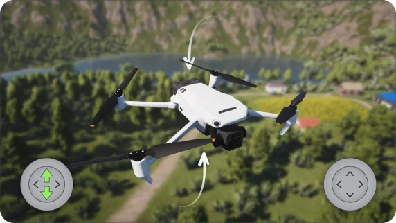 Basics of management.  Takeoff and landing