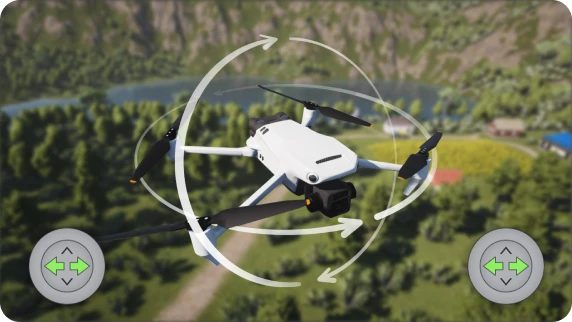 Basics of control.  Roll and yaw